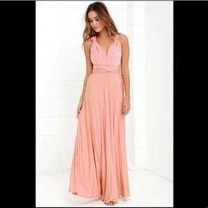 Maxi multi-way dress